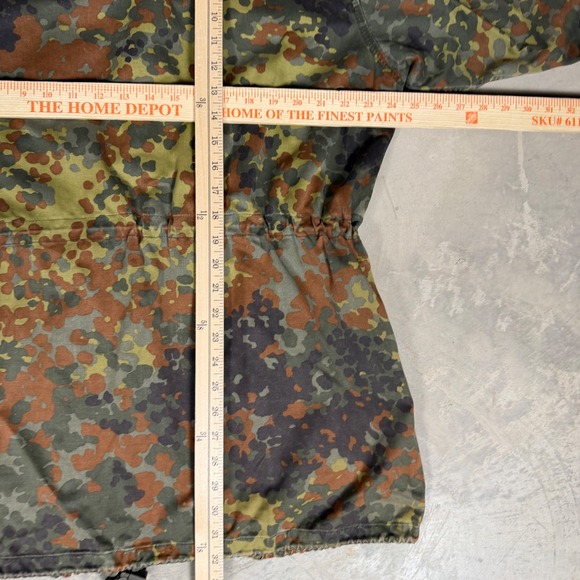 Vintage 1994 German Flecktarn Camo Parka H. Winnen GMBH Military Jacket Mens L - Picture 7 of 8